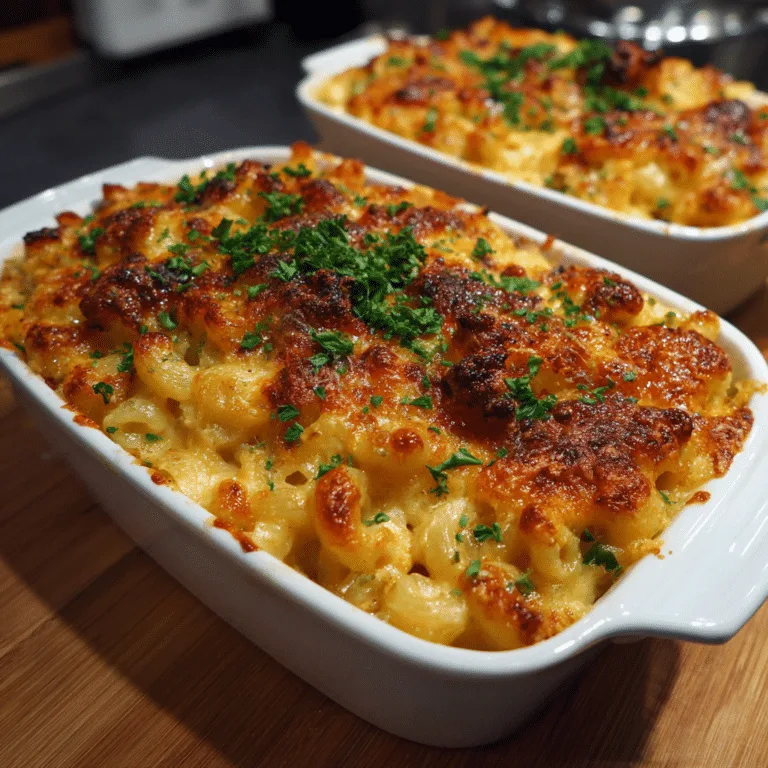 Baked Mac and Cheese Deluxe Recipe