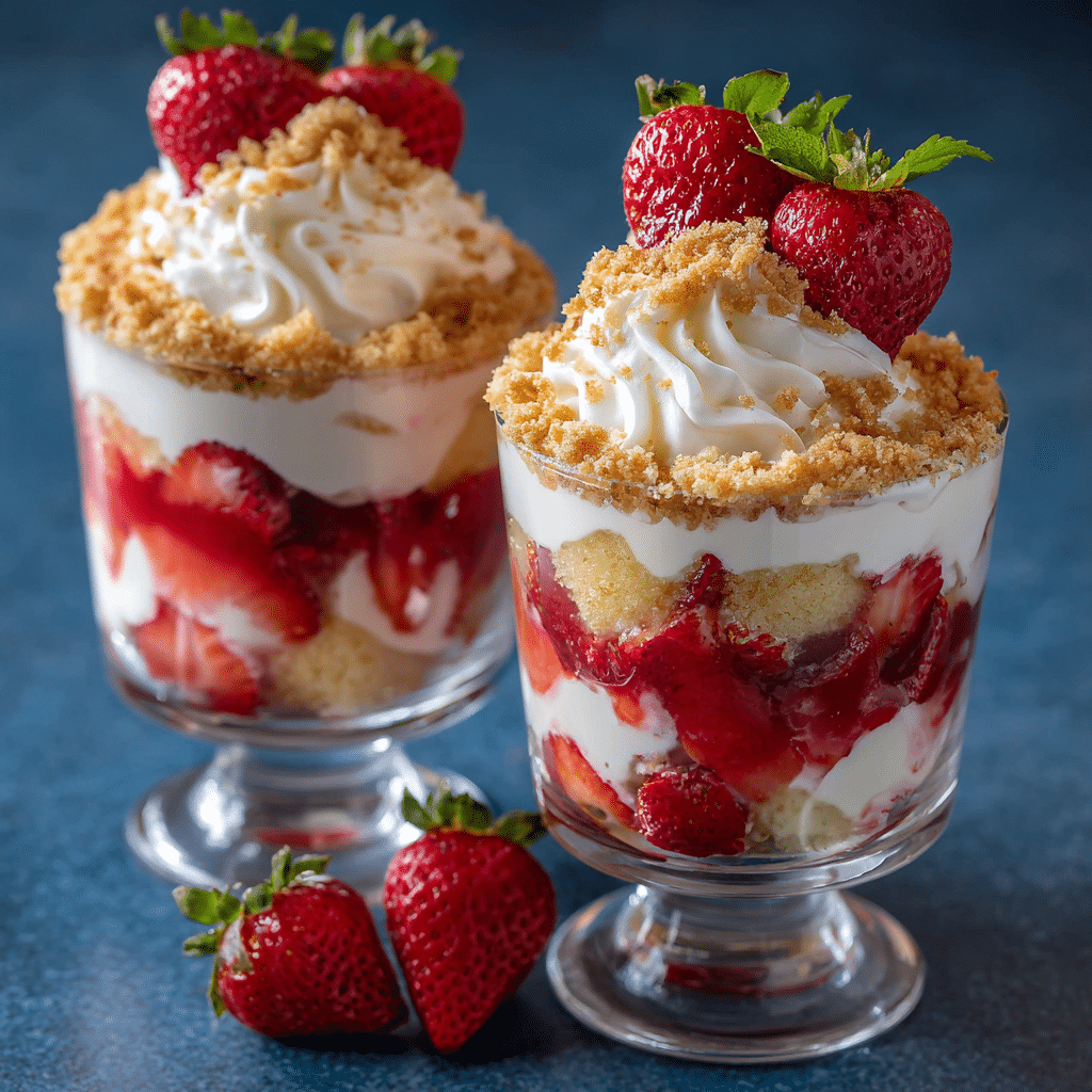 Strawberry Shortcake Parfaits Recipe - Recipe Image