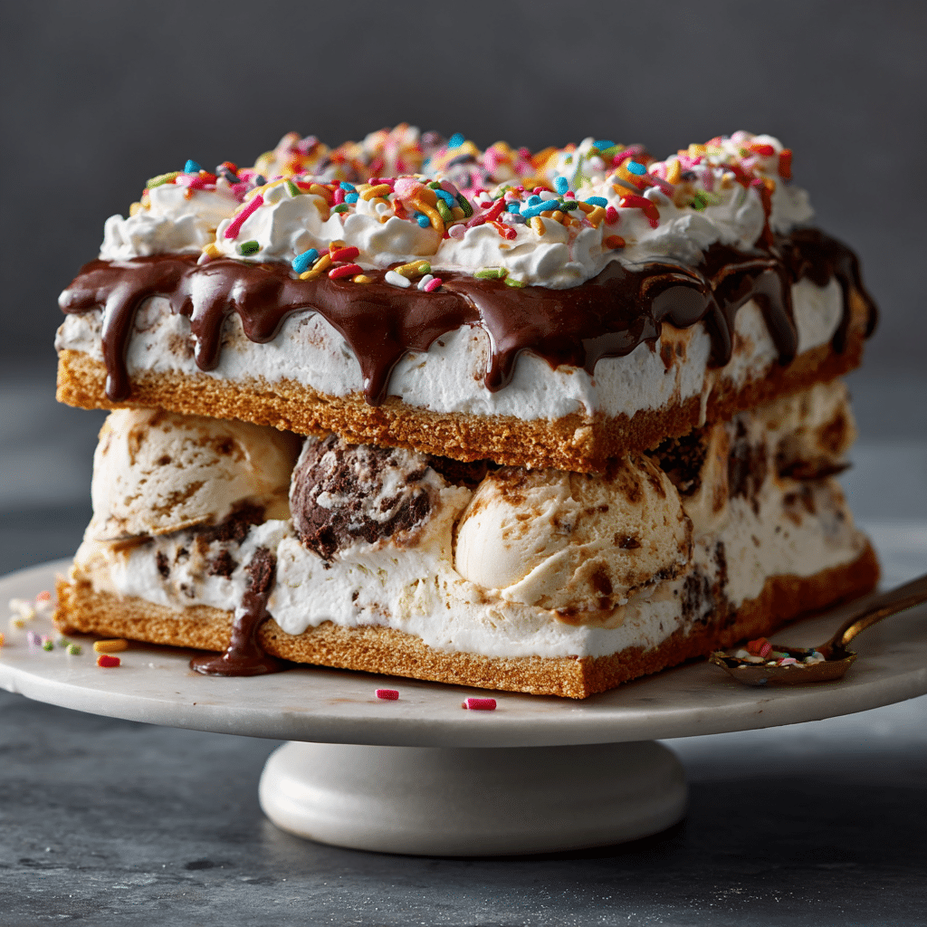 Ice Cream Sandwich Cake Recipe - Recipe Image