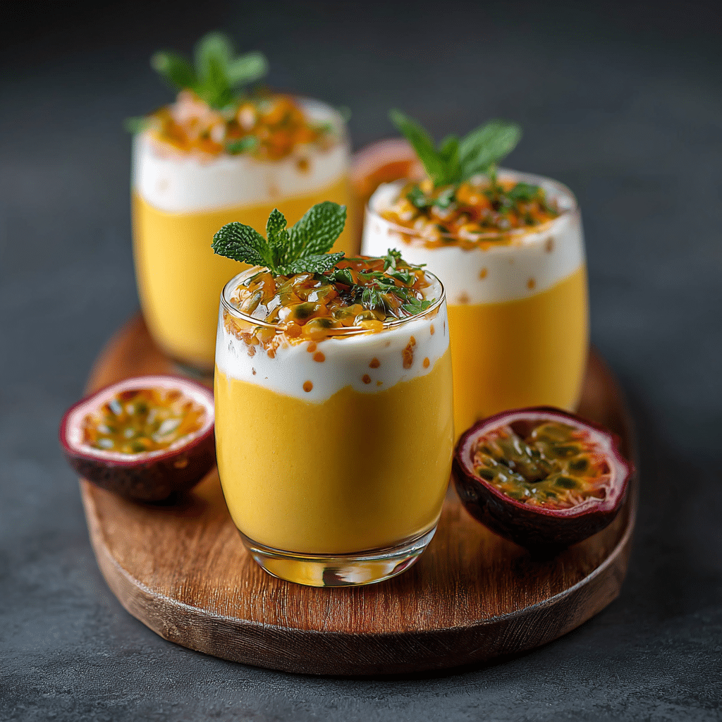 Tropical Passion Fruit Mousse Recipe
