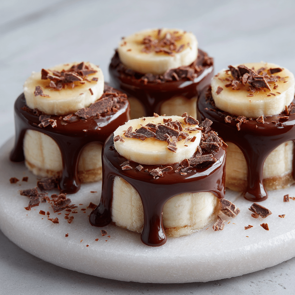 Frozen Banana Chocolate Bites Recipe - Recipe Image