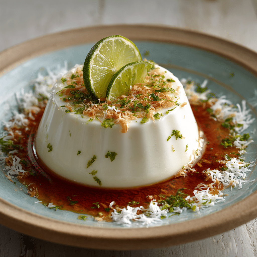 Coconut Lime Panna Cotta Recipe - Recipe Image