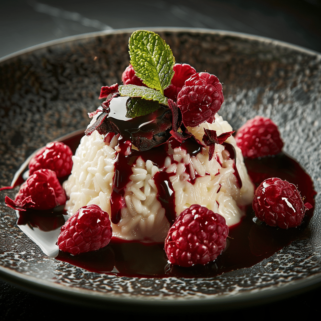 Raspberry Dark Chocolate Rice Indulgence Recipe - Recipe Image