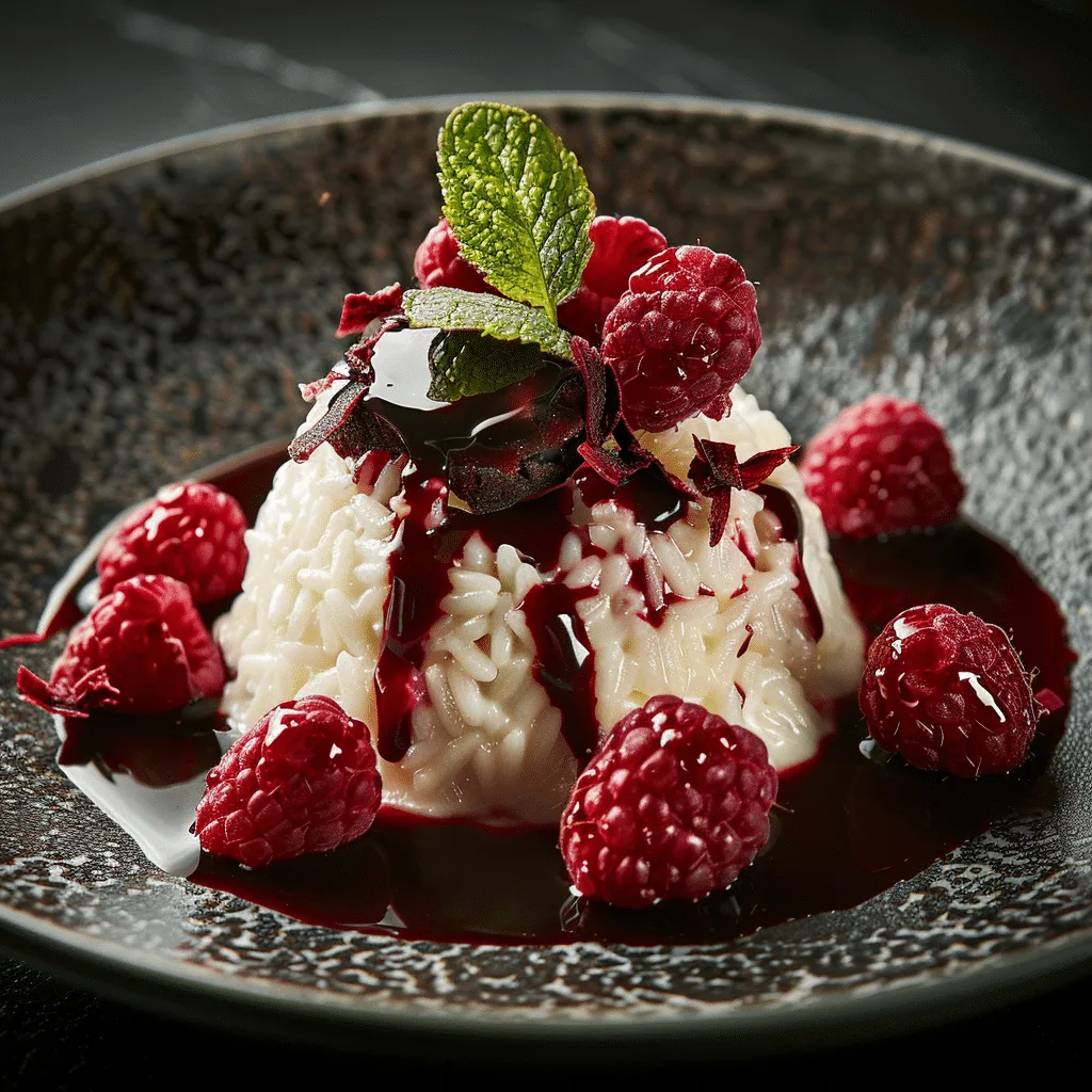 Raspberry Dark Chocolate Rice Indulgence Recipe - Recipe Image