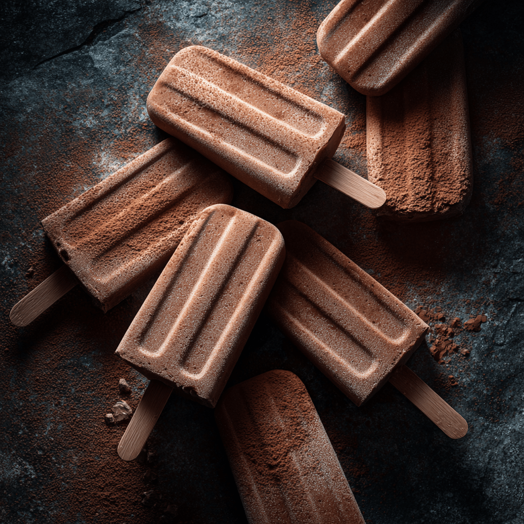 Chocolate Milk Ice Pops Recipe - Recipe Image