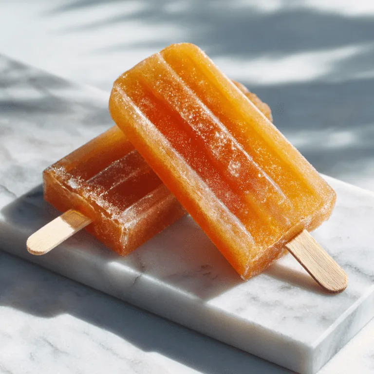 Frozen Apple Juice Pops Recipe
