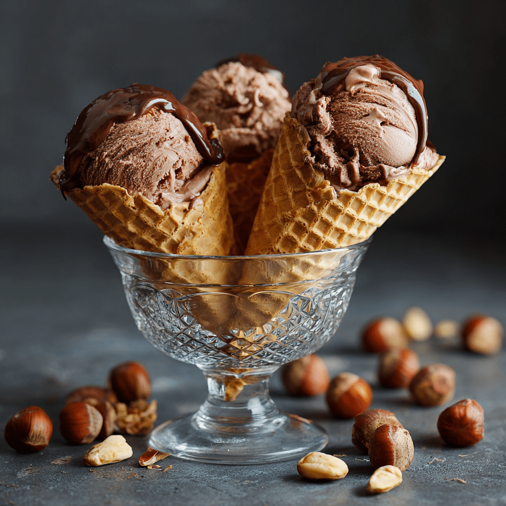Nutella Ice Cream Recipe - Recipe Image