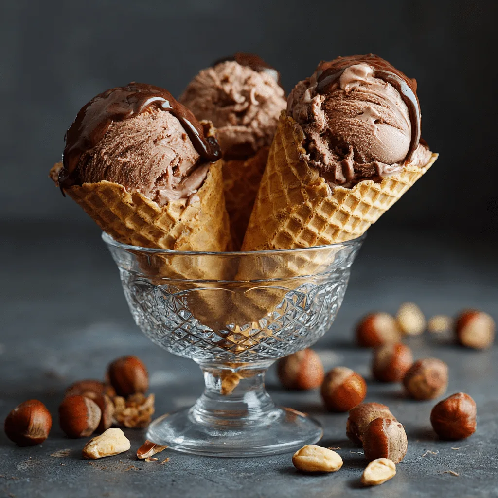 Nutella Ice Cream Recipe - Recipe Image