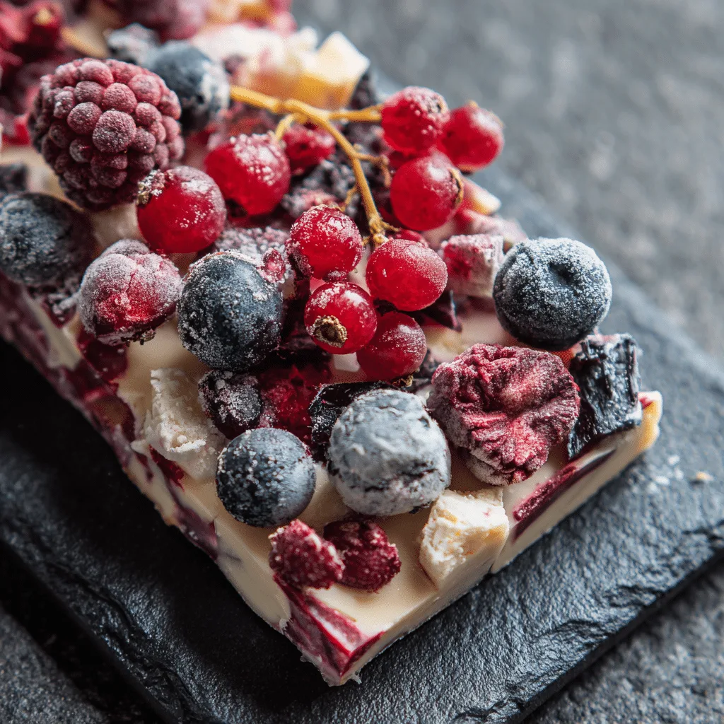 Frozen Fruit Bark - Recipe Image