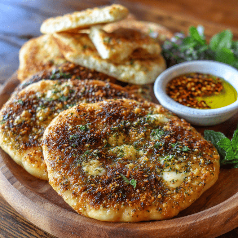 Zaatar Cheese Manakish Recipe