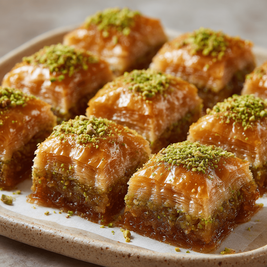 Turkish Baklava Squares Recipe