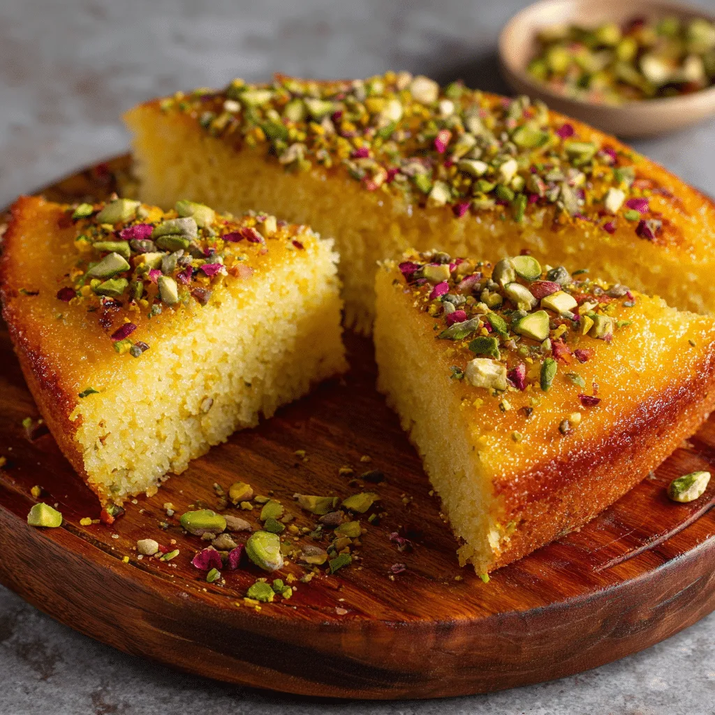 Revani Semolina Cake Recipe