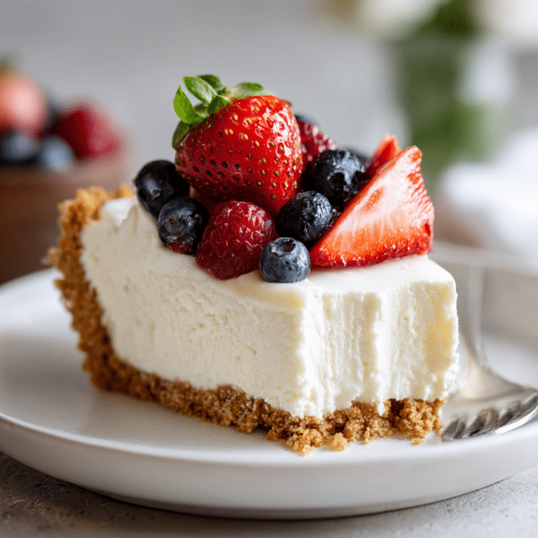 No-Bake Cheesecake Recipe