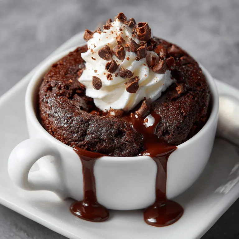 Chocolate Mug Cake Recipe