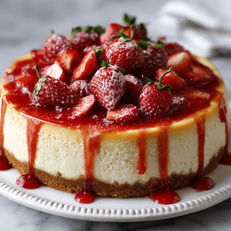 Strawberry Cheesecake Recipe