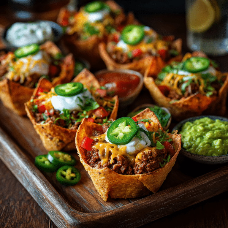 Loaded Nacho Cups Recipe