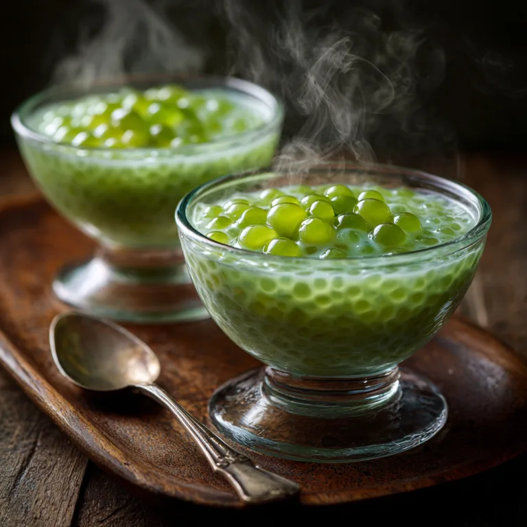 Pandan Tapioca Pudding Recipe
