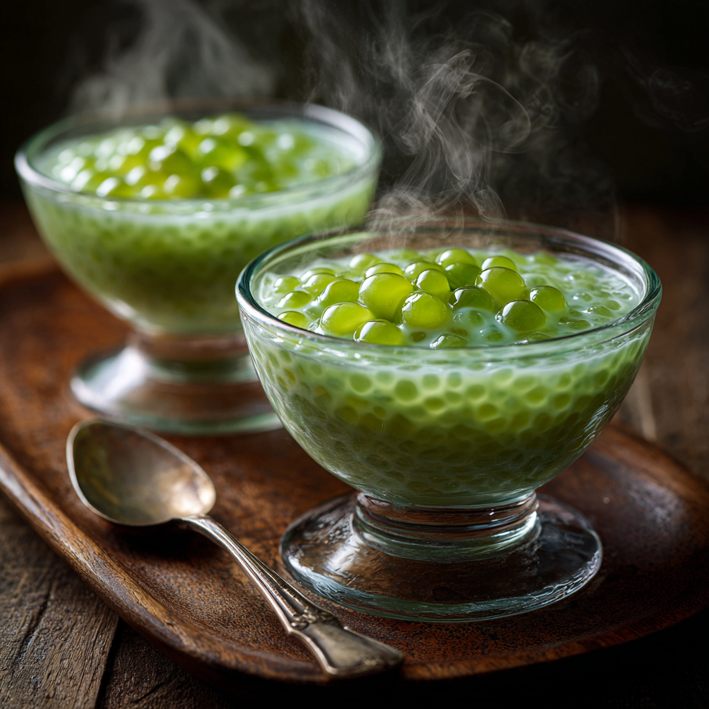 Pandan Tapioca Pudding Recipe