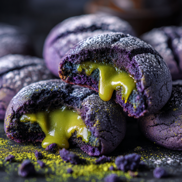 Ube Matcha Lava Cookies Recipe