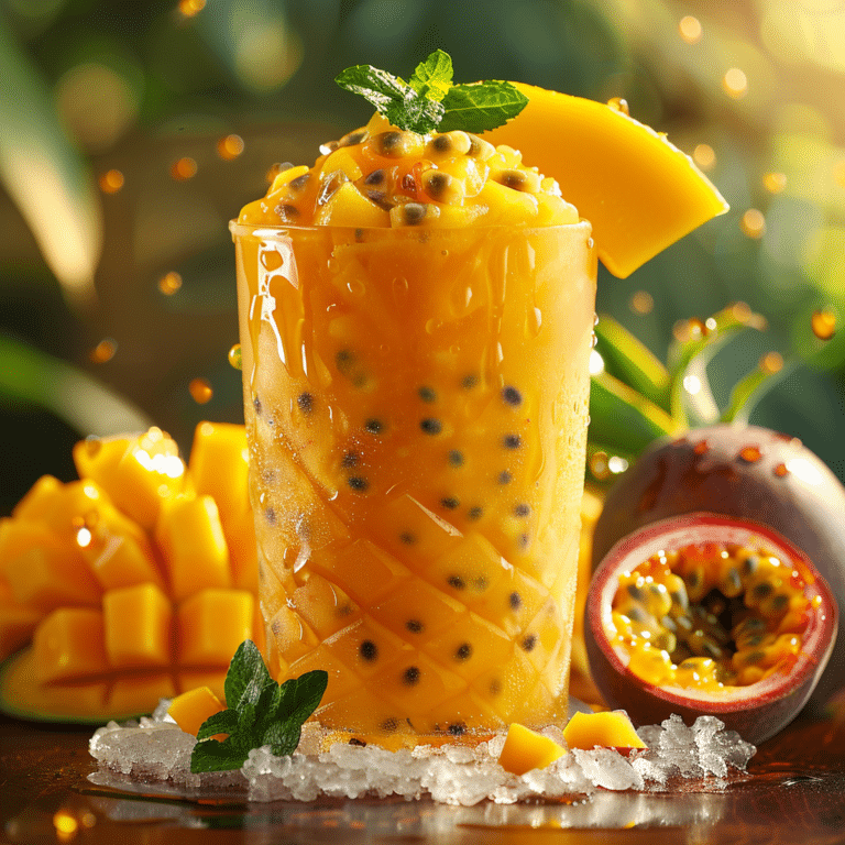 Mango Passion Fruit Slush Recipe