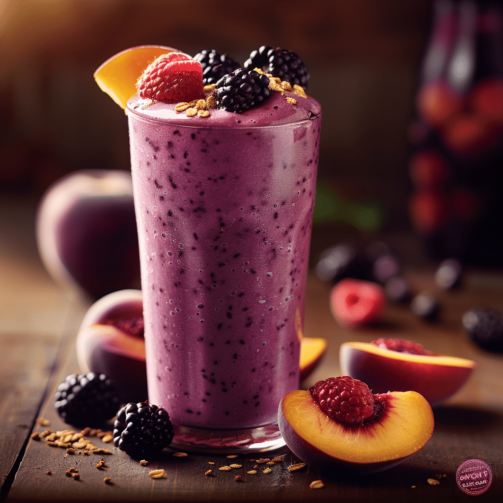 Blackberry Peach Smoothie Recipe