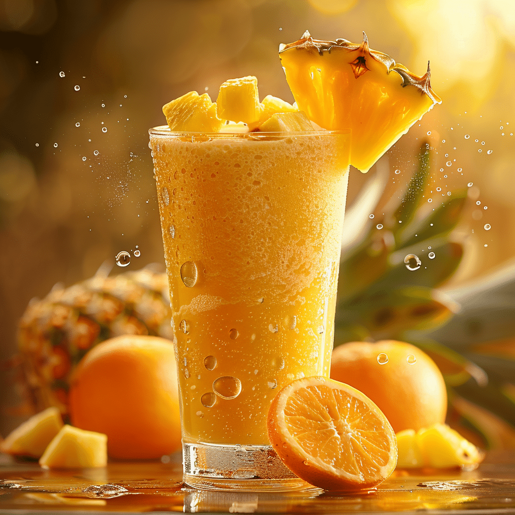Orange Pineapple Citrus Smoothie Recipe - Recipe Image