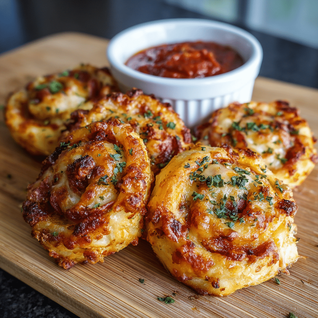 Pizza Pinwheels Recipe - Recipe Image