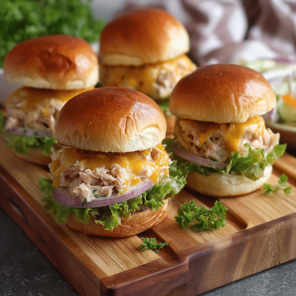 Tuna Melt Sliders Recipe - Recipe Image