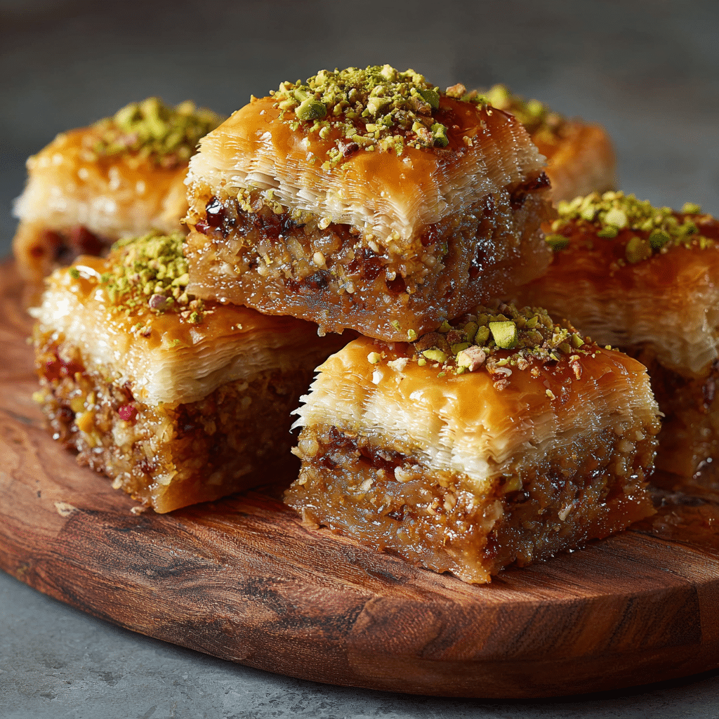 Turkish Baklava Squares Recipe - Recipe Image
