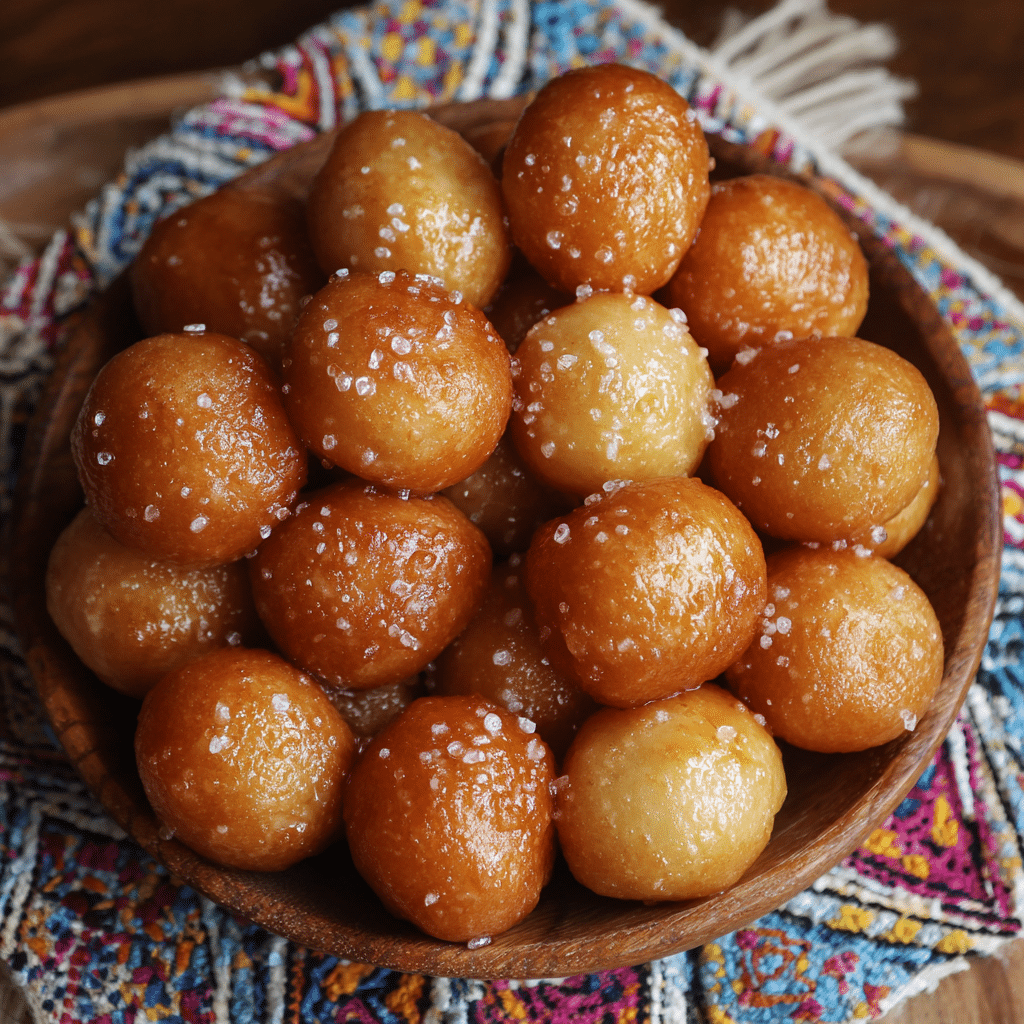Lokma (Turkish Sweet Dough Balls) Recipe - Recipe Image