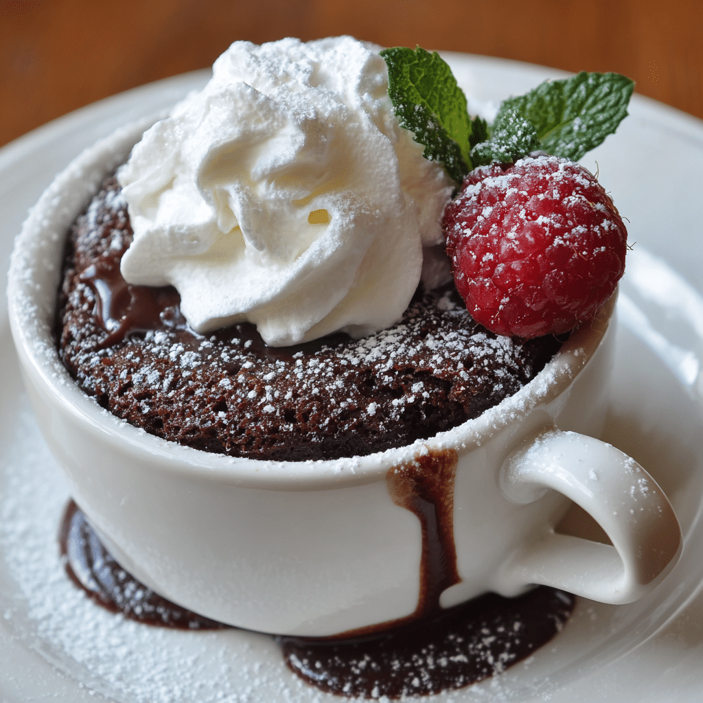 Chocolate Mug Cake Recipe - Recipe Image