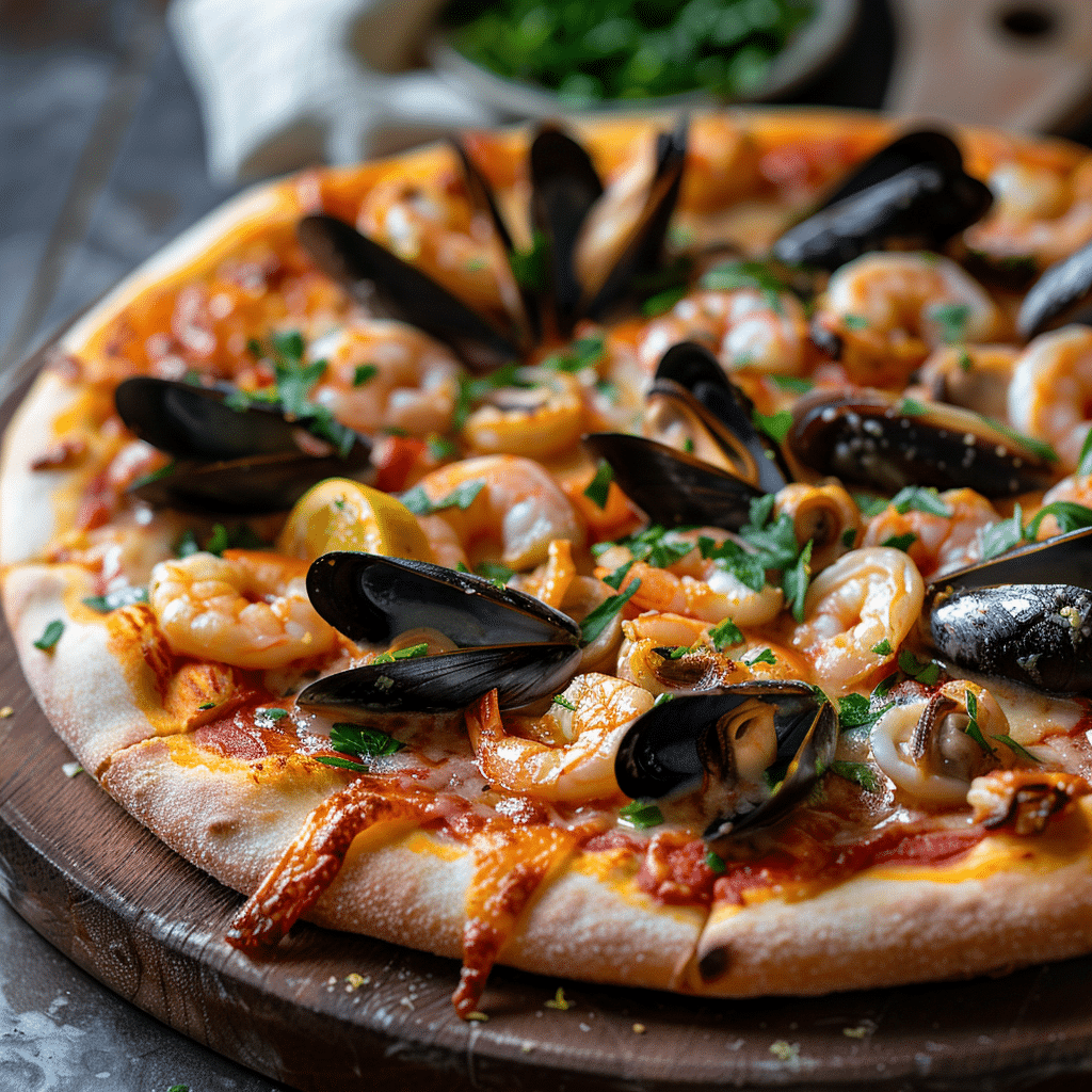 Seafood Pizza Recipe - Recipe Image
