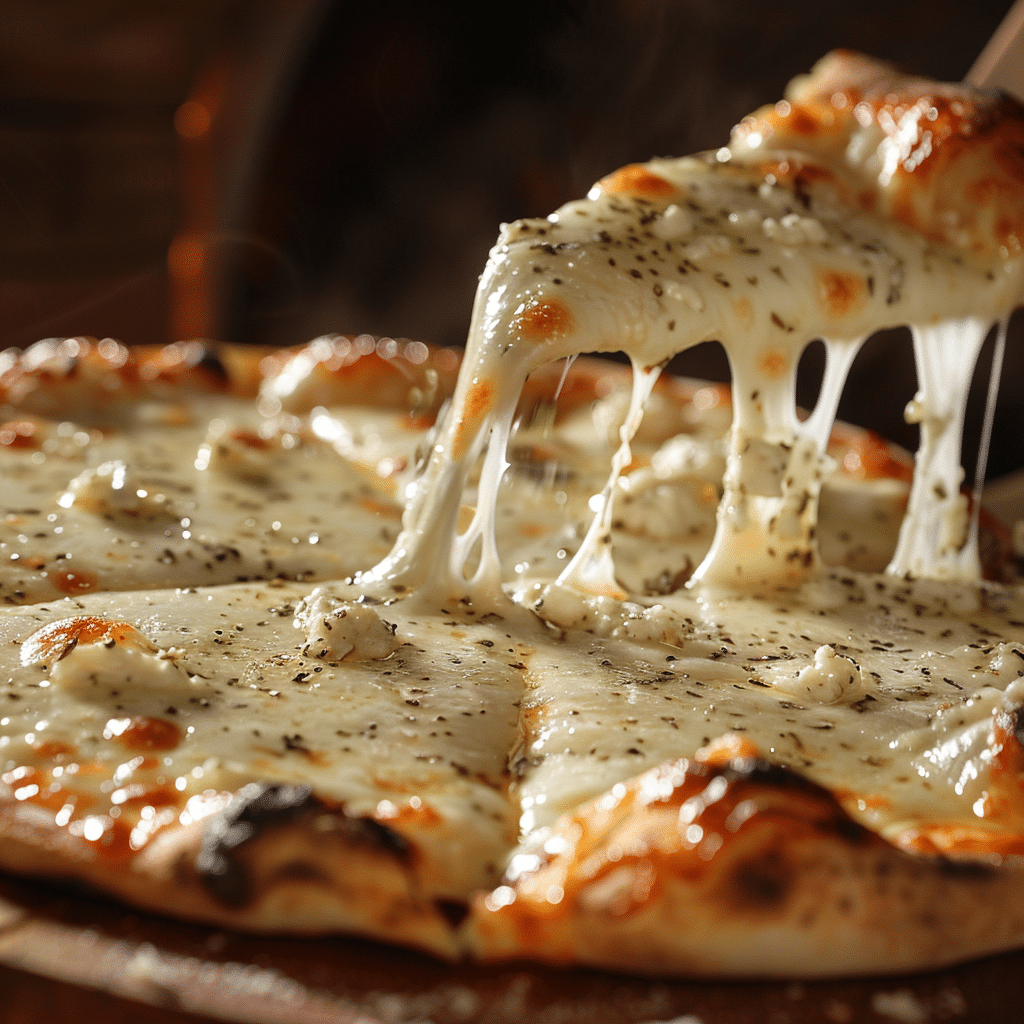 Four Cheese Pizza Recipe - Recipe Image