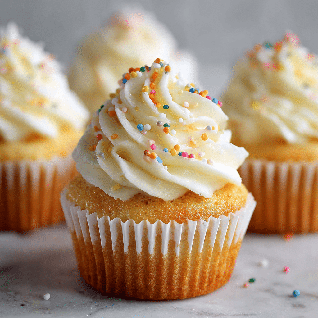 Vanilla Cupcakes Recipe - Recipe Image