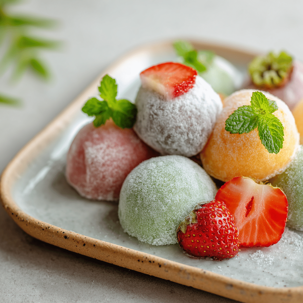 Mochi Ice Cream Bites Recipe - Recipe Image