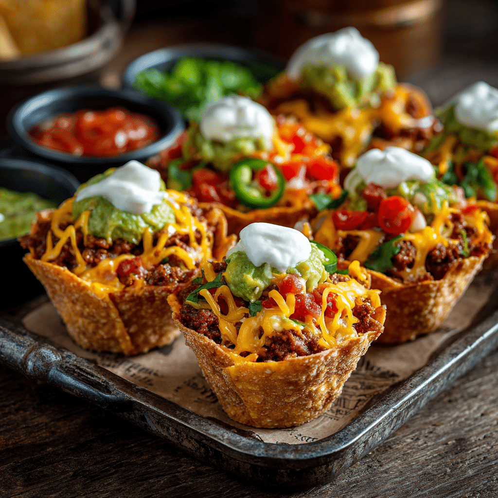 Loaded Nacho Cups Recipe - Recipe Image