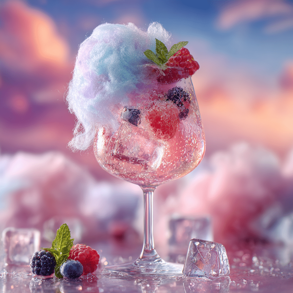 Cotton Candy Mocktail Recipe - Recipe Image