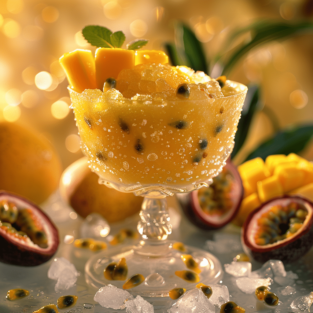 Mango Passion Fruit Slush Recipe - Recipe Image