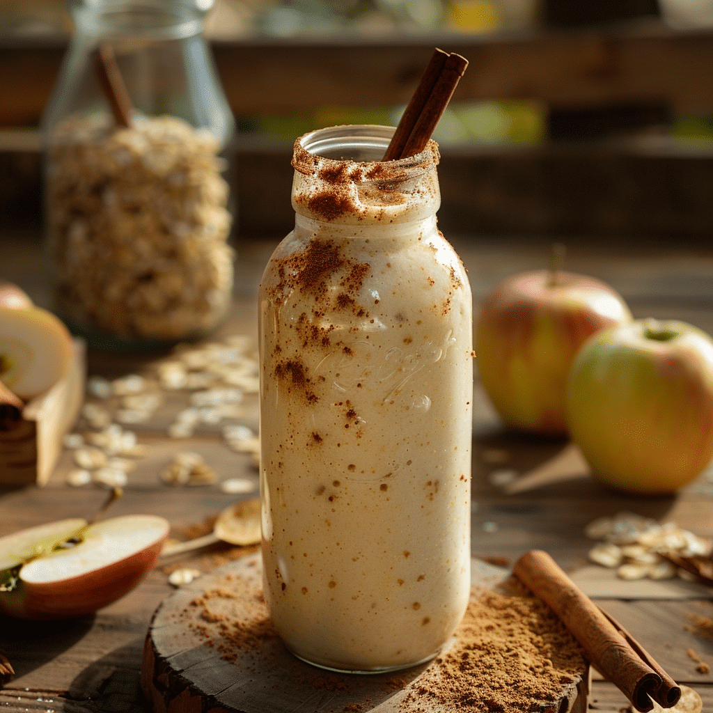 Apple Cinnamon Breakfast Smoothie Recipe - Recipe Image