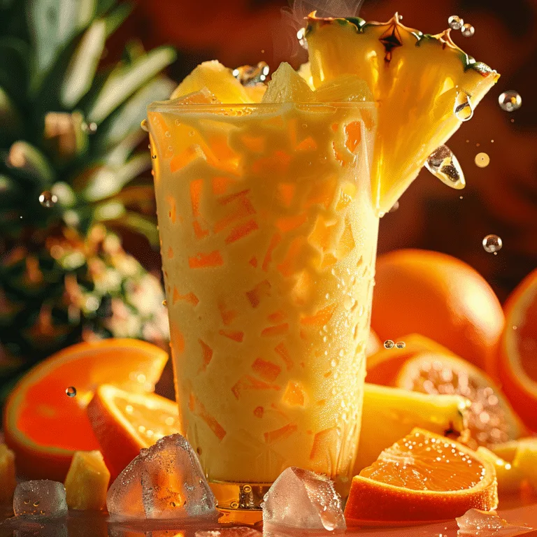 Orange Pineapple Citrus Smoothie Recipe