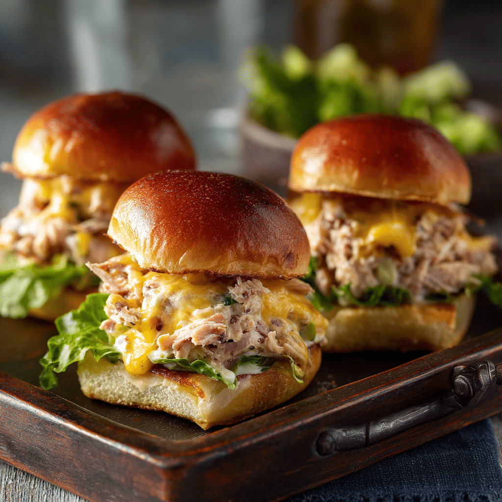 Tuna Melt Sliders Recipe - Recipe Image
