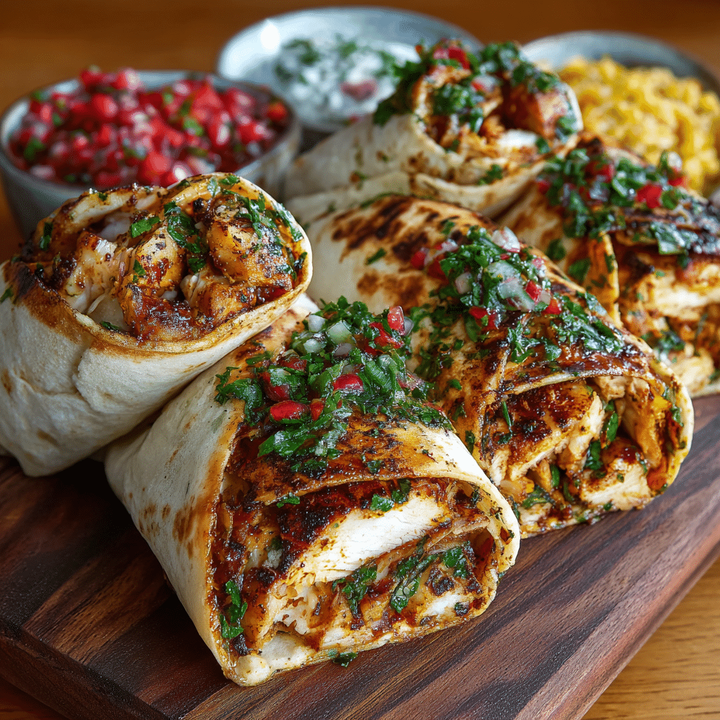 Chicken Shawarma Rolls Recipe - Recipe Image