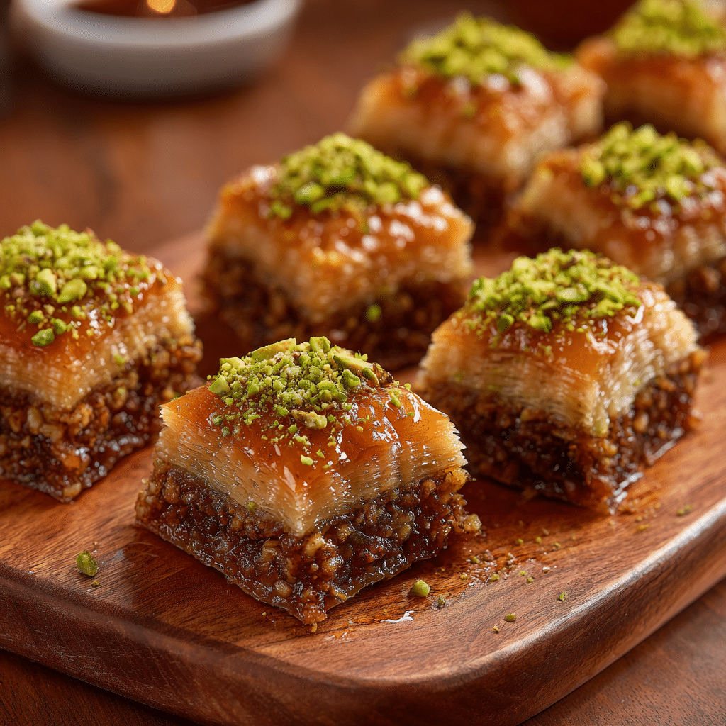 Turkish Baklava Squares Recipe - Recipe Image