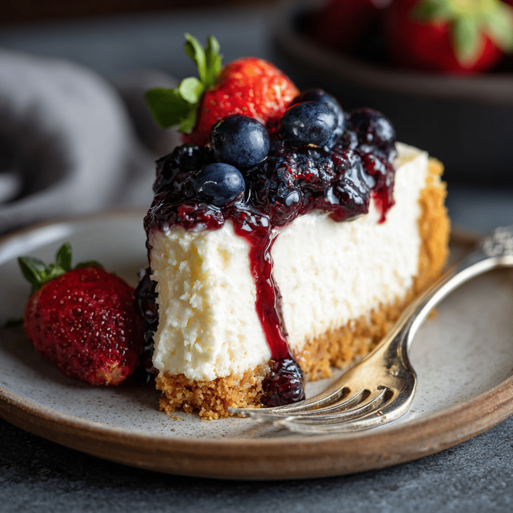 No-Bake Cheesecake Recipe - Recipe Image