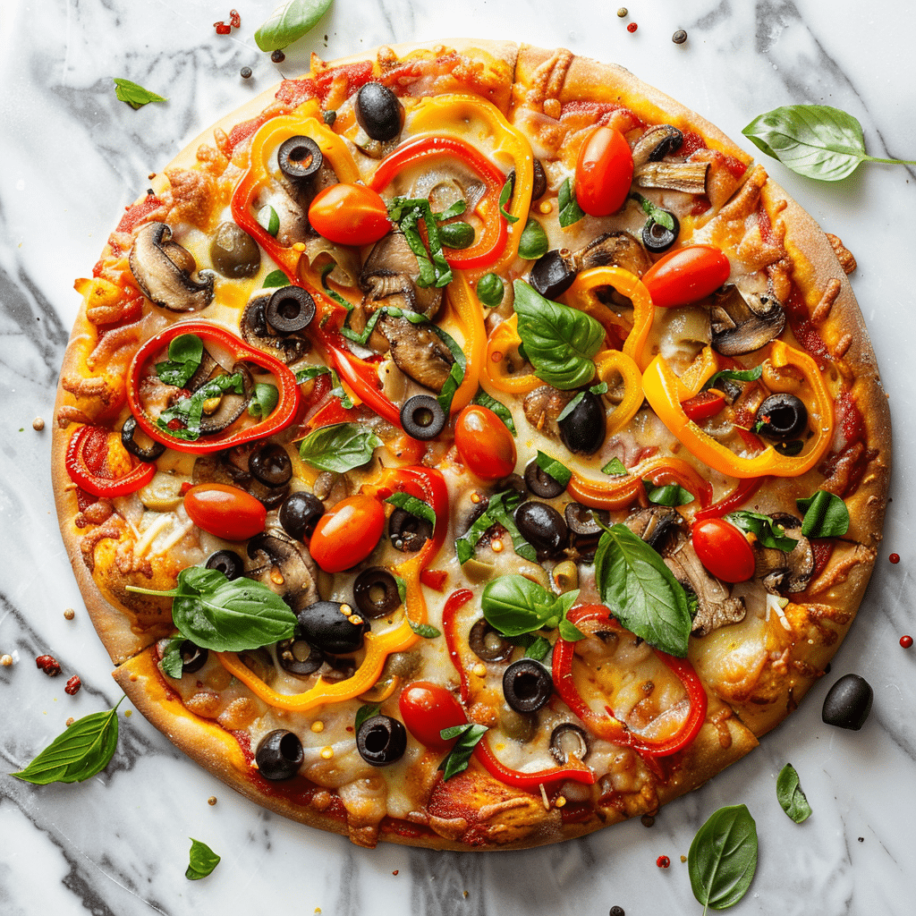 egetable Pizza Recipe - Recipe Image