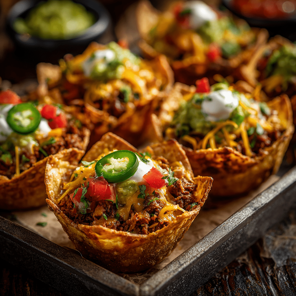 Loaded Nacho Cups Recipe - Recipe Image