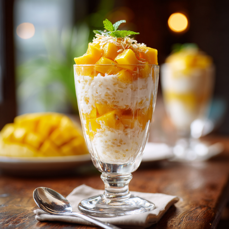 Mango Sticky Rice Parfait Recipe