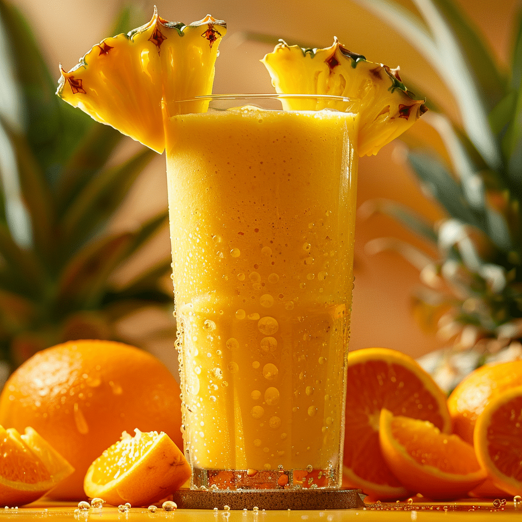 Orange Pineapple Citrus Smoothie Recipe - Recipe Image